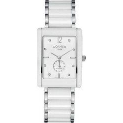 Roamer Γυναικείο Ρολόι με Λευκό Μεταλλικό Μπρασελέ R690855412960