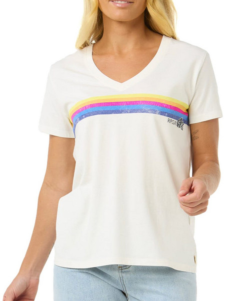 RIP CURL - SURFARAMA V NECK T-SHIRT