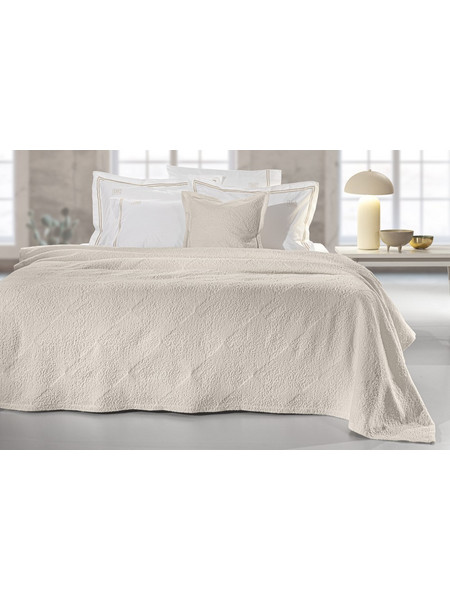 ΚΟΥΒΕΡΤΑ KING SIZE PORTOBELLO ECRU 260X250 GUY LAROCHE