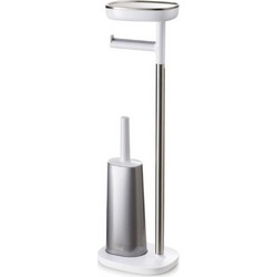 Joseph Joseph EasyStore SST Toilet Roll Hold. w.Toilet Brush