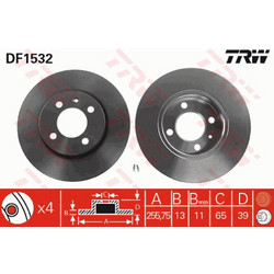 Trw Δισκόπλακα - DF1532