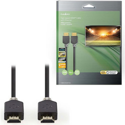 Nedis Καλώδιο HDMI 1.4 HDMI Male to HDMI Male 10m Black CVBW34000AT100