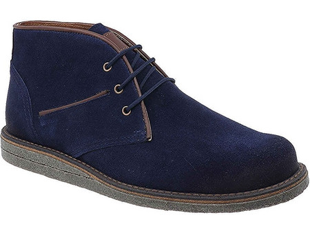 Gallen Ανδρικά Μποτάκια Δετά 244 Δέρμα Suede Μπλε