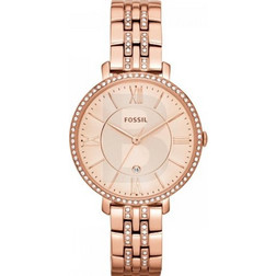 Fossil Jacqueline Γυναικείο Ρολόι με Ροζ Μεταλλικό Μπρασελέ ES3546