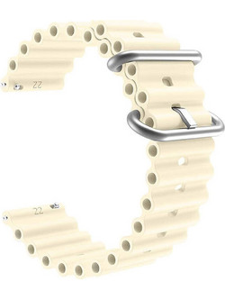 Kostelo Λουράκι Σιλικόνης Smartwatch Beige 8865BG 20mm