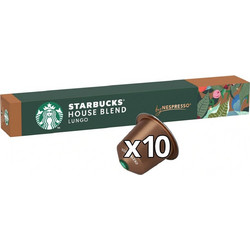 Starbucks Κάψουλες Espresso House Blend Lungo Συμβατές με Μηχανή Nespresso 10τμχ