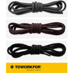 ΚΟΡΔΟΝΙΑ ΣΤΡΟΓΓΥΛΑ TOWORKFOR 130cm - ΓΚΡΙ-ΧΡΩΜΑ