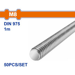 WADFOW ΝΤΙΖΑ-ΟΛΟΠΑΣΟ ΓΑΛΒΑΝΙΖΕ 4.8 DIN975 8mm / 1m (WXSZ308)