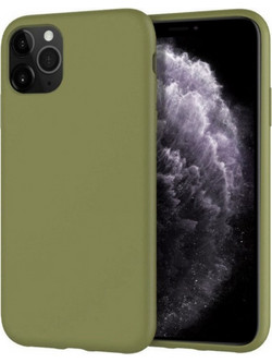 Θήκη Rubber Ενισχυμένης Σιλικόνης για iPhone 11 Pro Χακί
