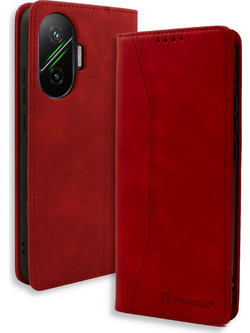 Bodycell Book Case Θήκη Πορτοφόλι Red (Xiaomi Poco F7)