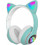 Cat STN-28 Ασύρματα Bluetooth Ακουστικά On Ear Πράσινα