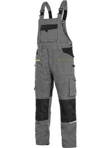 Παντελόνι σαλοπετα CXS STRETCH, 170-176cm, ανδρικό, γκρι - μαύρο