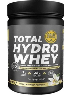 Gold Nutrition Total Hydro Whey Vanilla Πρωτεΐνη Ορού Γάλακτος Γράμμωσης 900gr