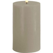 Κερί Μπαταρίας Sille Pilar Warm Grey Sirius (7.5x12.5 cm)