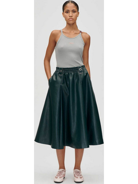 Stine Goya γυναικεία midi φούστα από faux δέρμα - SG-AW25-SK018-2362 Κυπαρισσί