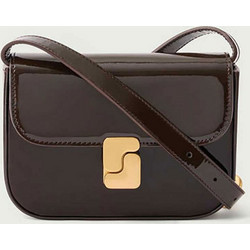 Soeur γυναικεία δερμάτινη τσάντα ώμου/crossbody Bell - SEM0378BELL Καφέ