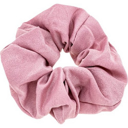 NOVITA Γυναικείo Oversize Scrunchie Μαλλιών Σατέν, Ροζ