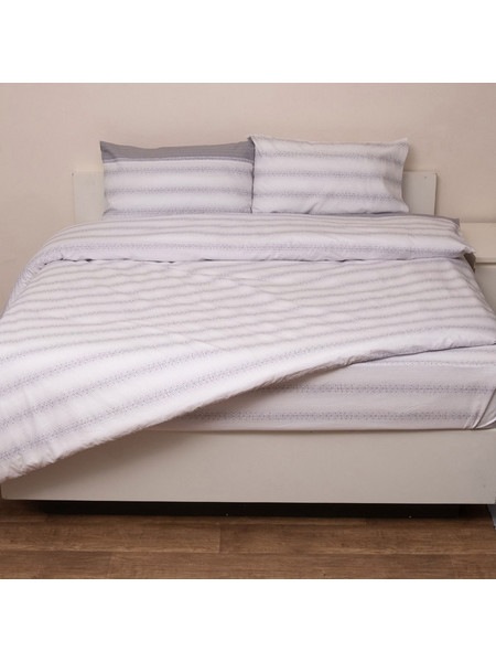 Κουβερλί Μονό (Σετ 160x240) 2 Όψεων Anna Riska Premium 5011 Grey