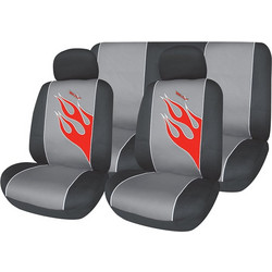 Autoline X-Racing Flame Set Black / Grey 6τμχ
