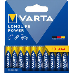 Varta Longlife AAA 10τμχ
