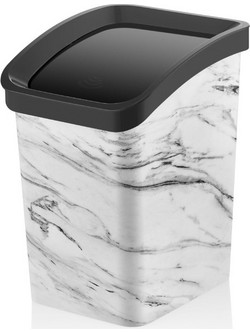 Κάδος Απορριμμάτων Πλαστικός Design με Αιωρούμενο Καπάκι 11.6L D082