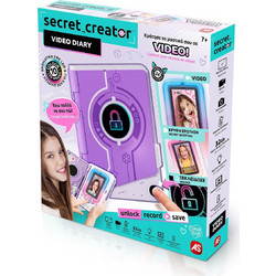 AS Secret Creator Video Diary Ηλεκτρονικό Ημερολόγιο Εκπαιδευτικό Παιχνίδι Γνώσεων για 7+ Ετών (1863-42349)