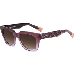 Missoni MIS0103/S 0T7/HA Γυναικεία Γυαλιά Ηλίου Τετράγωνα Κοκάλινα Μωβ με Καφέ Degradee Φακό