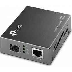 TP-Link MC220L 1000Mbps RJ45 to 1000Mbps SFP Slot Supporting MiniGBIC Modules, Chassis TL-MC1400 Rack-mountable - TP-Link