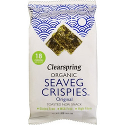 Κράκερ απο Φύκια Nori Seaveg Crispies ΒΙΟ - Clearspring - 4gr