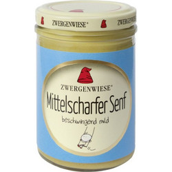 Μουστάρδα Μέτρια Καυτερή ΒΙΟ - Zwergenwiese - 160ml