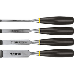 Σκαρπέλα Topex Σετ 6, 12, 18, 24mm 4τμχ. (09A310)