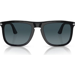 Persol PO3336S 95/S3 Γυναικεία Γυαλιά Ηλίου Τετράγωνα Κοκάλινα Μαύρα με Μαύρο Polarized Φακό