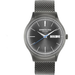 Kenneth Cole Ανδρικό Ρολόι με Γκρι Μεταλλικό Μπρασελέ KC50587003