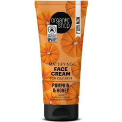 Organic Shop Mattifying Face Cream For Oily Skin Pumpkin & Honey 50ml