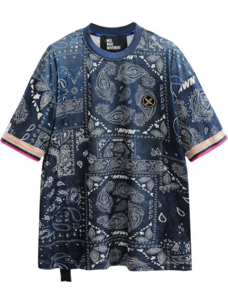 MOD WAVE MOVEMENT Unisex T-Shirt Bandana - Μπλε