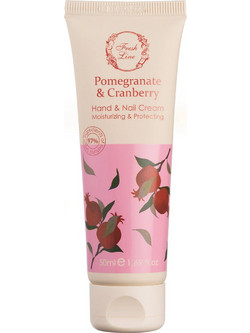 Fresh Line Pomegranate & Cranberry Ενυδατική Κρέμα Χεριών 50ml