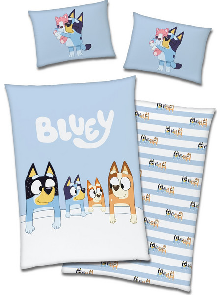 Bed Linen - Adult Size 140 x 200 cm - Bluey