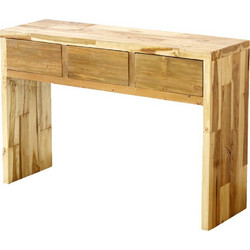 Κονσόλα Nextdeco μασίφ ξύλο teak με συρτάρι Υ80x120x35εκ