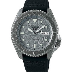 Seiko 5 Sports Ανδρικό Ρολόι Αυτόματο με Μαύρο Καουτσούκ Λουράκι SRPE79K1