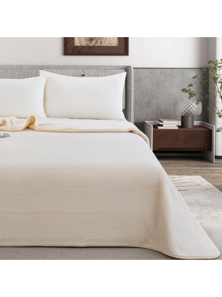 Κουβέρτα διπλή κρεμ 220x240cm Liolios Home 2807 ZURIGO