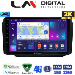 LM Digital ZB8013 Ηχοσύστημα Αυτοκινήτου με Οθόνη Αφής & GPS