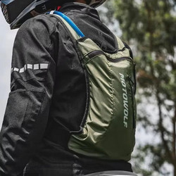 Σακίδιο Ενυδάτωσης Μηχανής Motowolf 6L - Hydration Backpack με Water Bladder Χακί