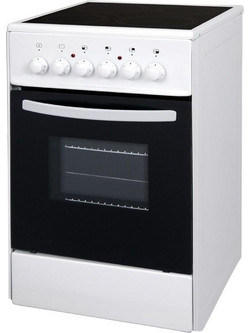 Bexel BFT200.50 Κουζίνα 53lt με Κεραμικές Εστίες 50cm x 50cm Λευκή