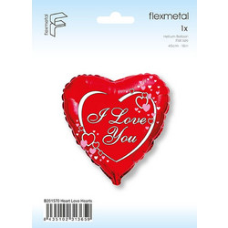 Lion Μπαλόνι Foil 18 Ιντσών I Love You Κόκκινο 45 Εκατοστά (72150003Β)