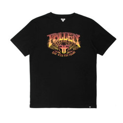 Men's Fallen Hedrix T-Shirt BLACK ORANGE GRADIENT