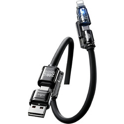 Hyperloq(TM) NeoCable Pro 240W Καλώδιο - Μαύρο 1.2m