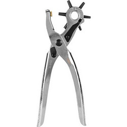 Δερμάτινο Τρυπάνι Deli Tools 9" EDL1919C (Ασημί) - 6974173019364