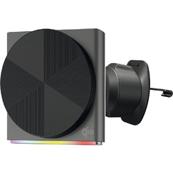 Proove - Car Holder with Wireless Charging Neostorm - for Air Vent, Magnetic, Qi2, 15W, RGB, Aluminum - Grey - (WHNS15002003)