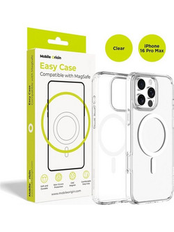 Mobile Origin Hybrid MagSafe Case, clear - iPhone 16 Pro Max - (MO-HYCL-IP16PM)