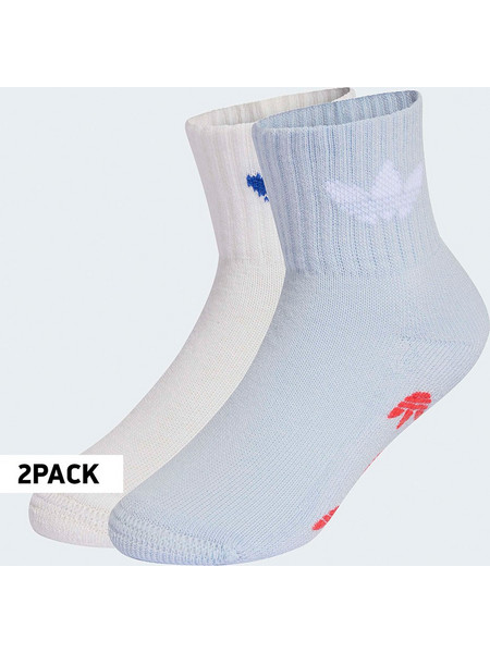adidas Originals Slip 2- Pack Παιδική Κάλτσες KE0177 CRSK/WHITE